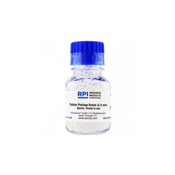 Rattler Plating Beads, 230 g/bottle, 1 Bottle